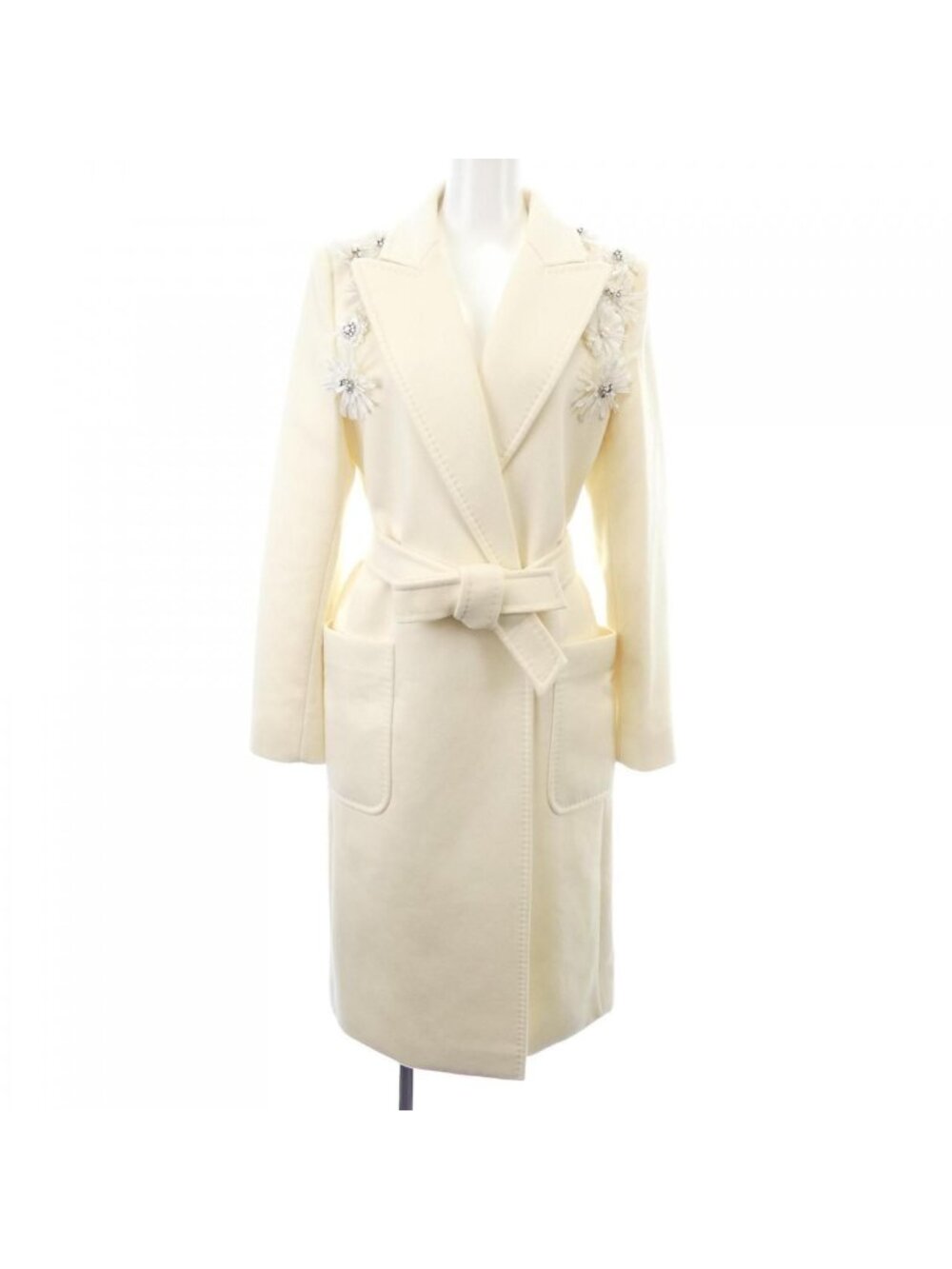 Max Mara Coat White